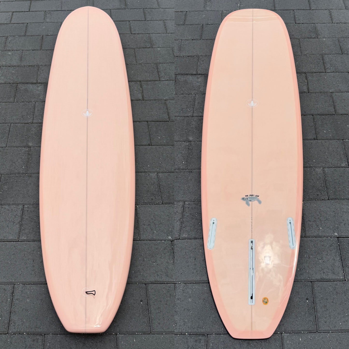 8’ The Baby Log Mid / Longboard – Pink - 65.7L
