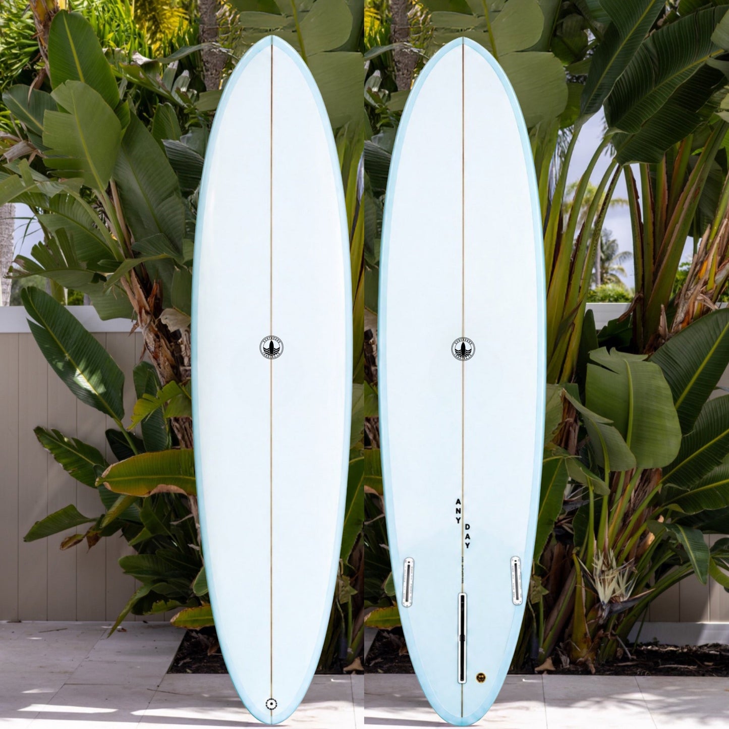 ANY DAY Mid Length Surfboard – Powder Blue EPS