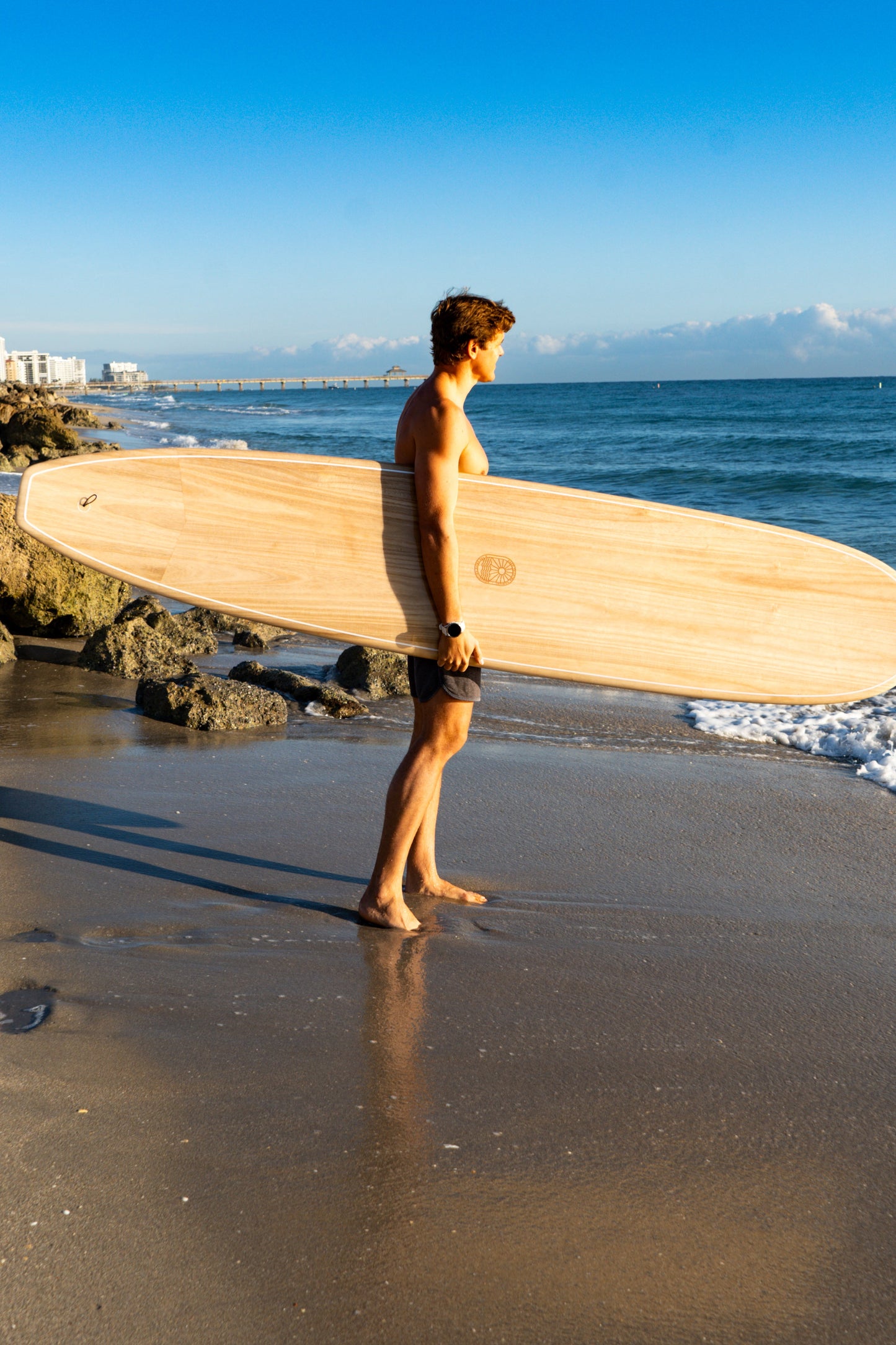 Just The Tip Longboard - Paulownia Gloss