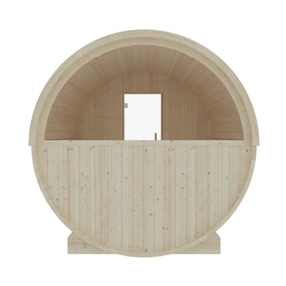 Turku Finnish Barrel Sauna with Terrace and WiFi Heater - Finnish Sauna Builders