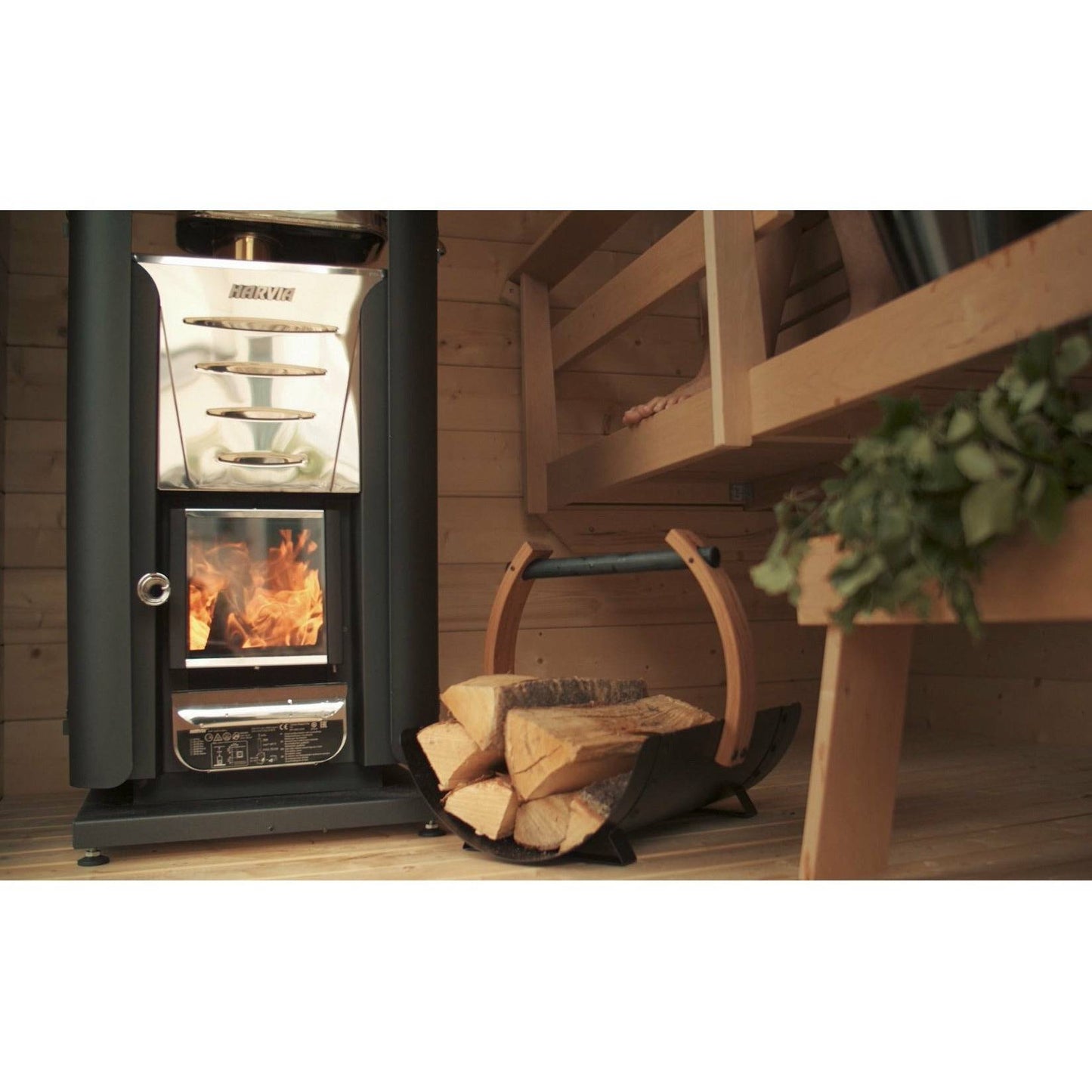 Harvia Legend Firewood Basket SASPO102 - Finnish Sauna Builders